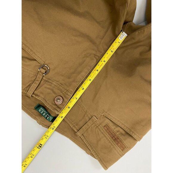 Lauren Ralph Lauren Pants Womens size 4 Brown Cotton Blend Career Office - Picture 5 of 14